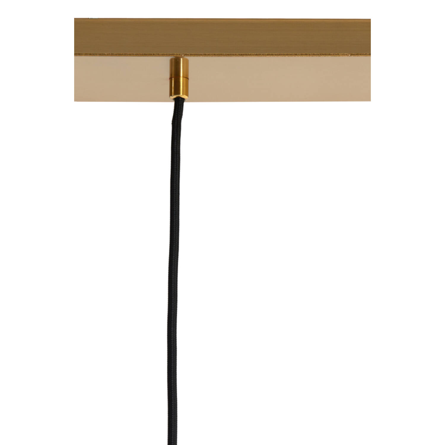 Hanging lamp 3L 120x30x30 cm MEDINA glass amber+gold