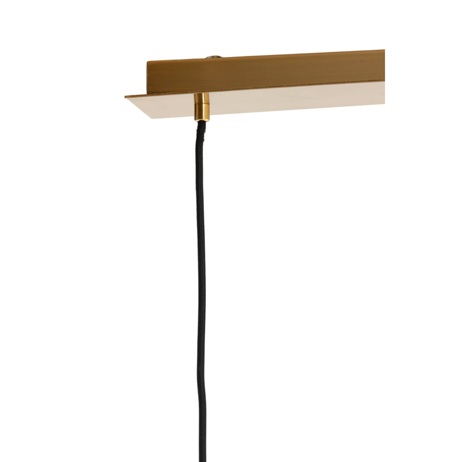 Hanging lamp 3L 120x30x30 cm MEDINA glass amber+gold