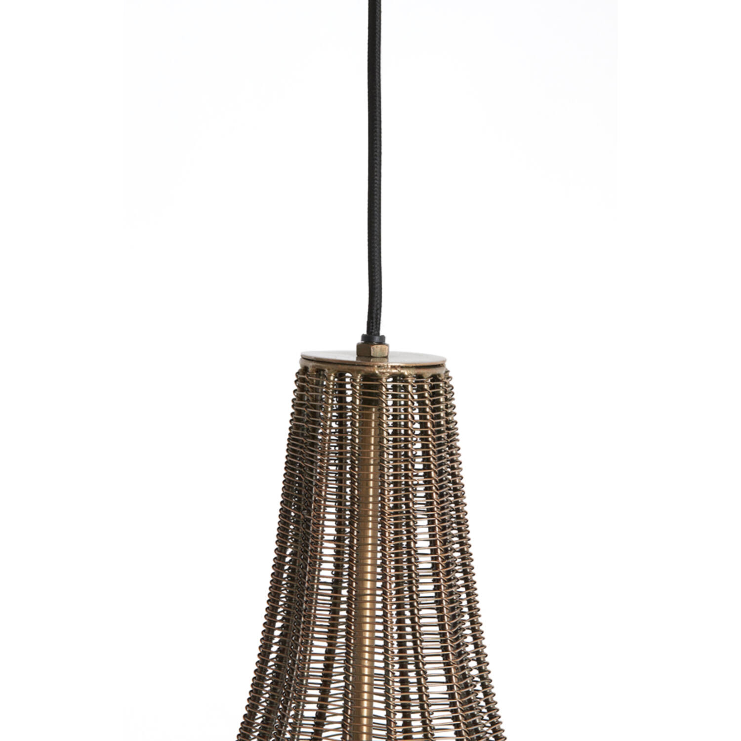 Hanging lamp Ø25x41,5 cm MARIAMA antique bronze