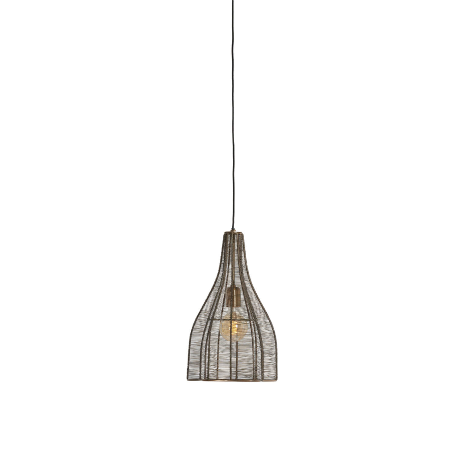 Hanging lamp Ø25x41,5 cm MARIAMA antique bronze