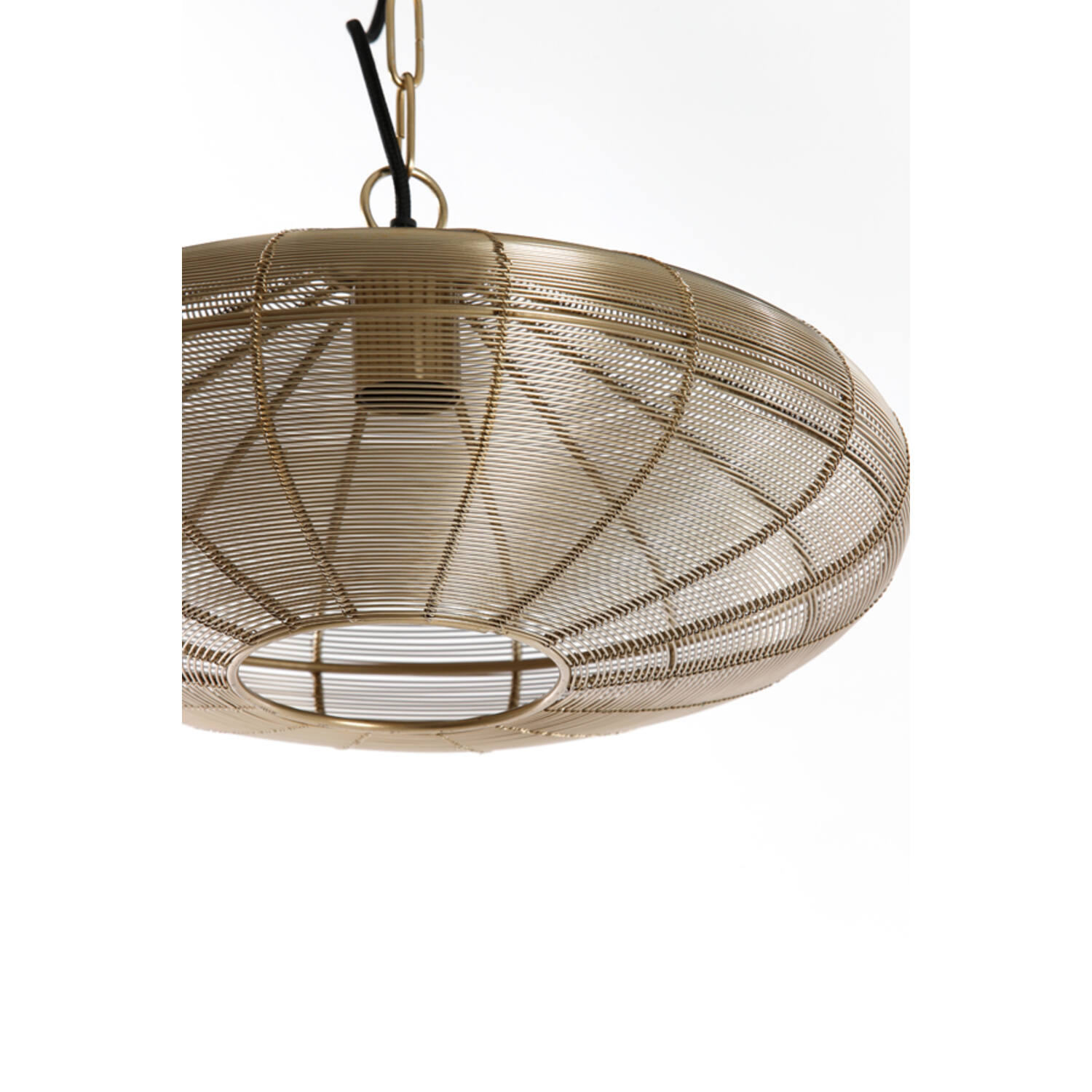 Hanging lamp Ø40x18 cm BAHOTO light gold