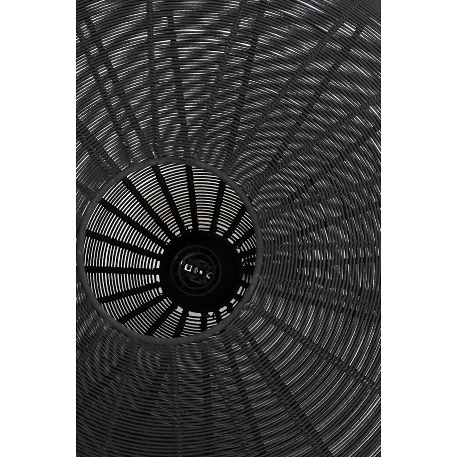 Hanglamp Ø51x20 cm BAHOTO mat zwart