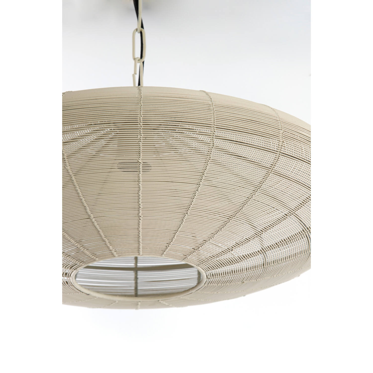Hanging lamp Ø51x20 cm BAHOTO matt cream