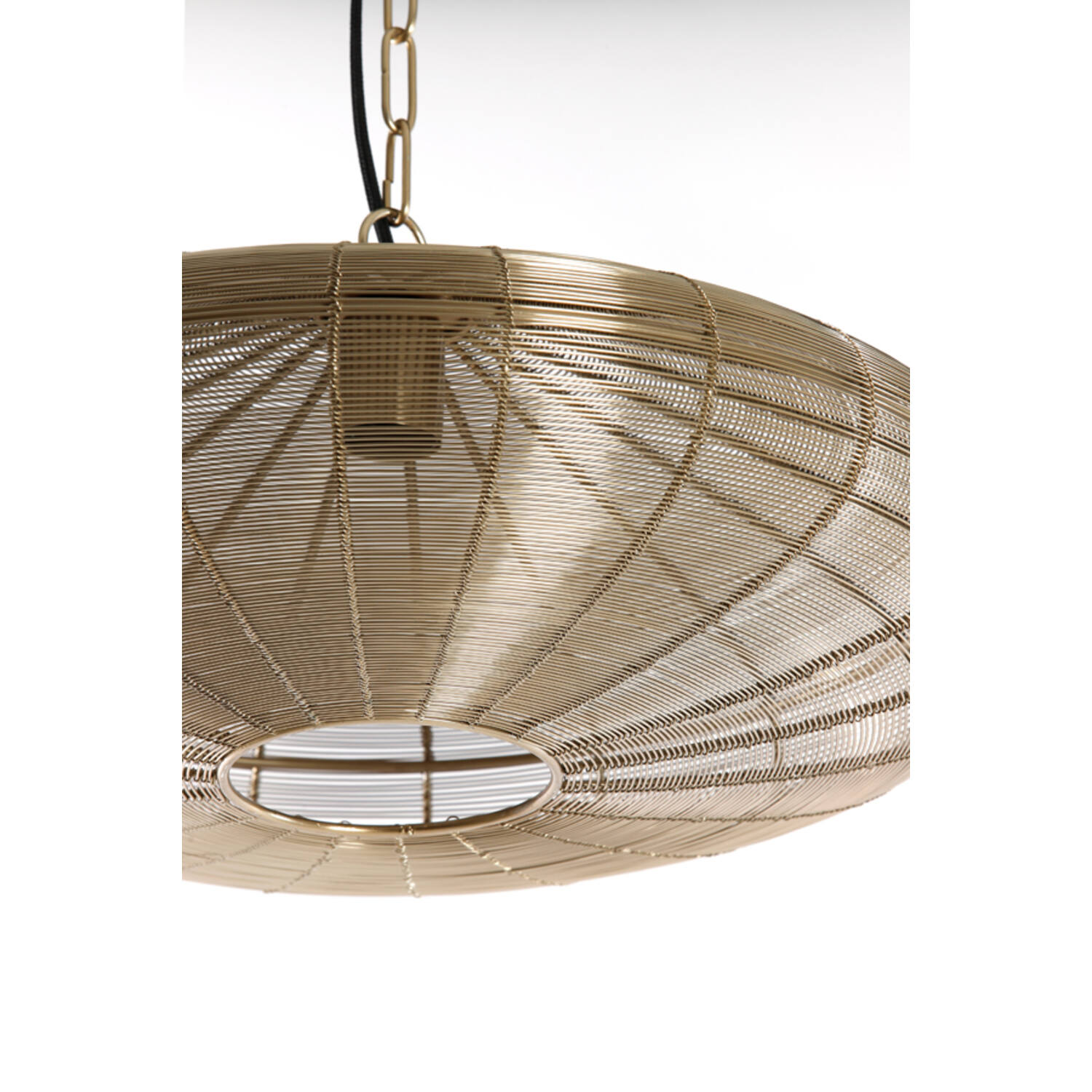 Hanging lamp Ø51x20 cm BAHOTO light gold