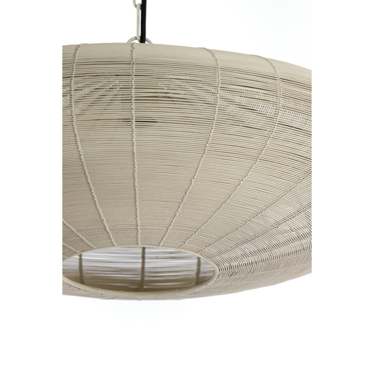 Hanging lamp Ø60x23 cm BAHOTO matt cream