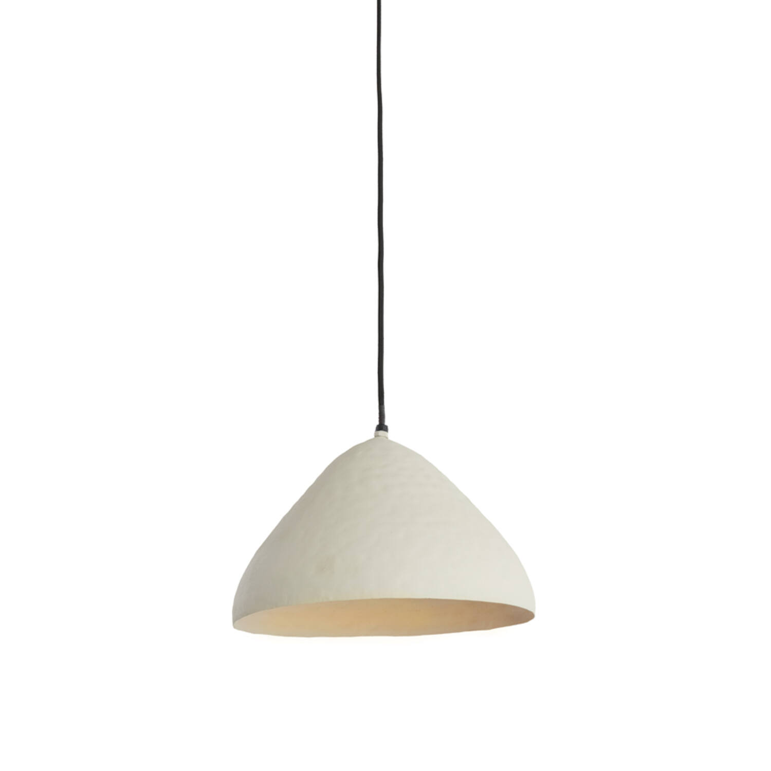 Hanglamp Ø32x20 cm ELIMO mat crème