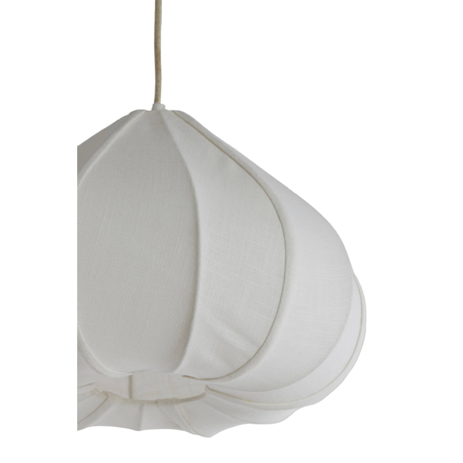Hanging lamp Ø38,5x28 cm ZUBEDA white