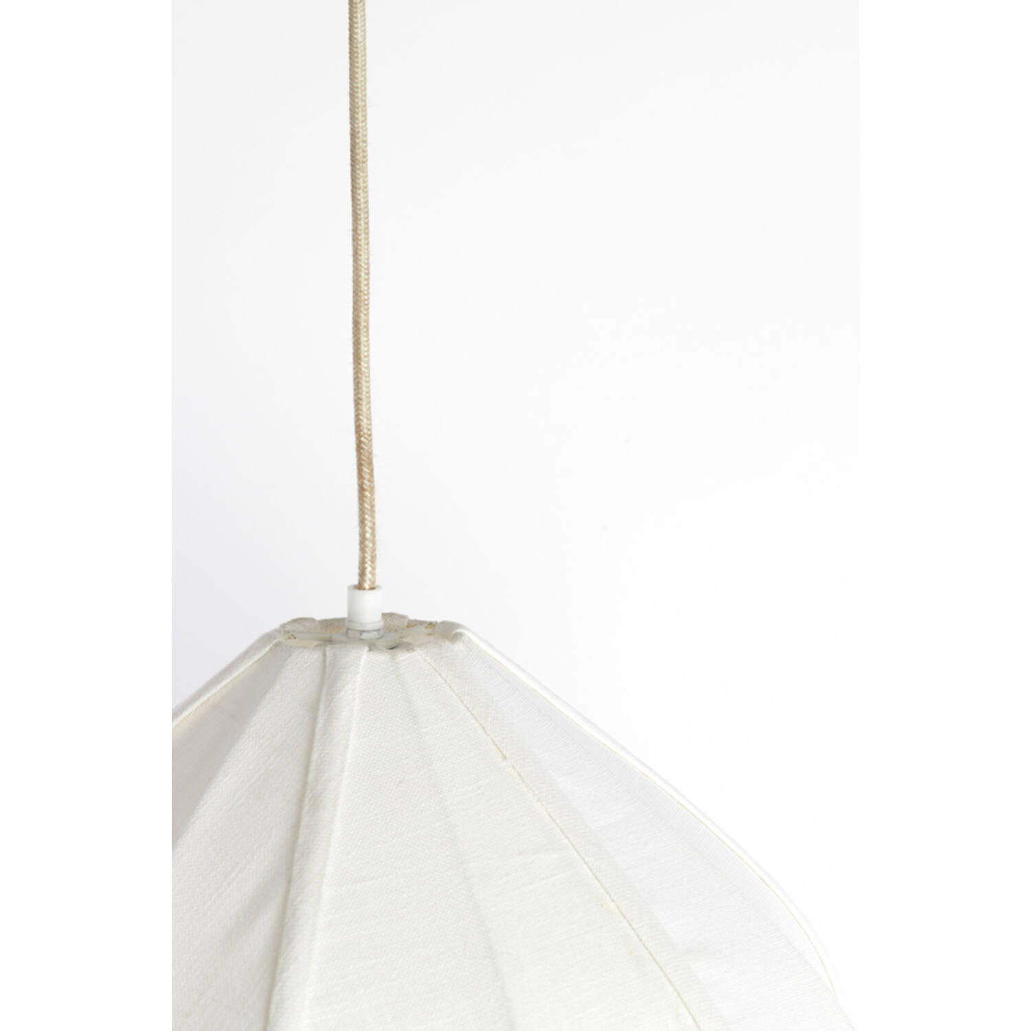 Hanging lamp Ø38,5x28 cm ZUBEDA white