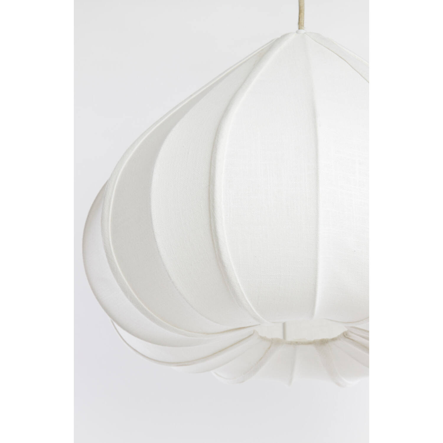 Hanging lamp Ø49x36 cm ZUBEDA white