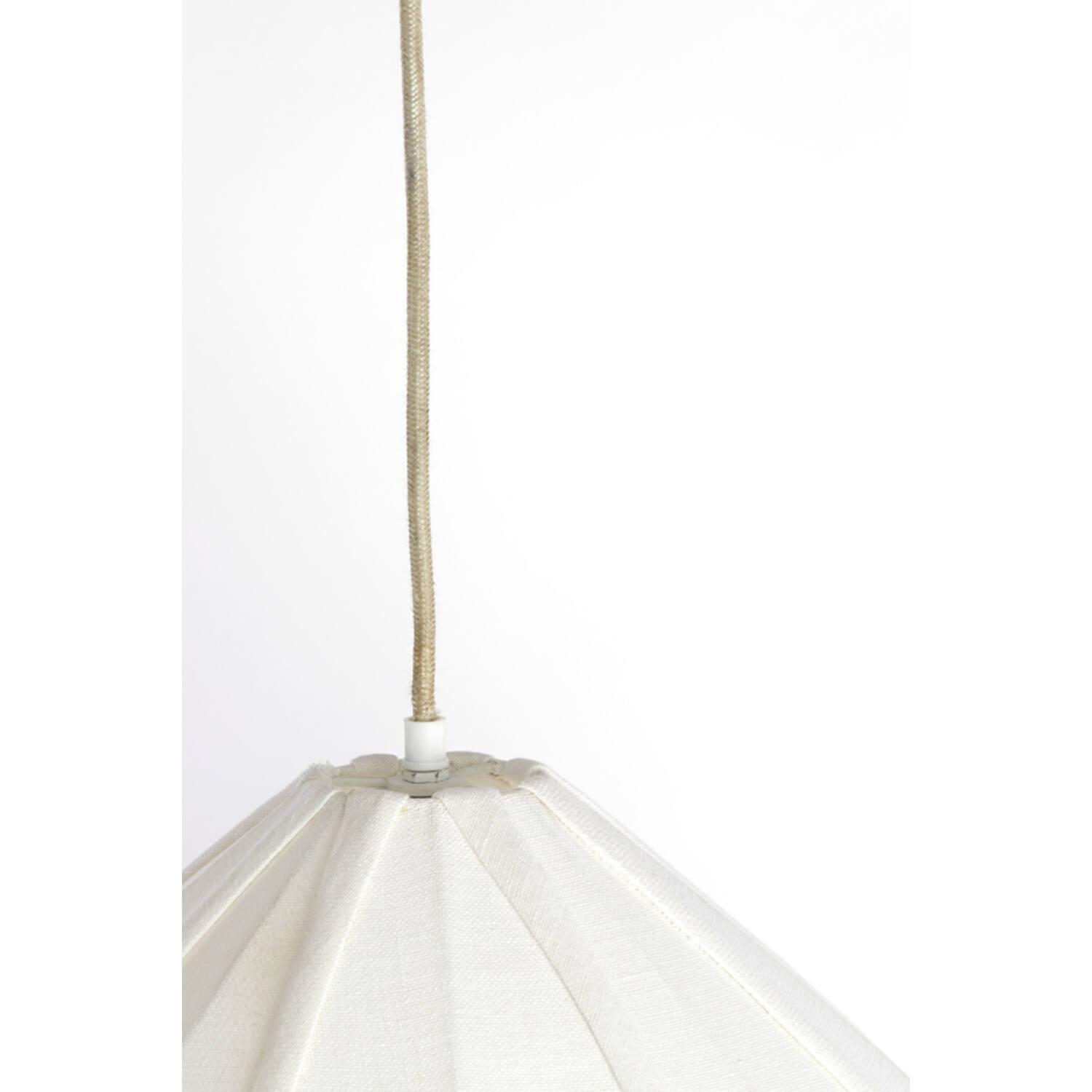 Hanging lamp Ø49x36 cm ZUBEDA white