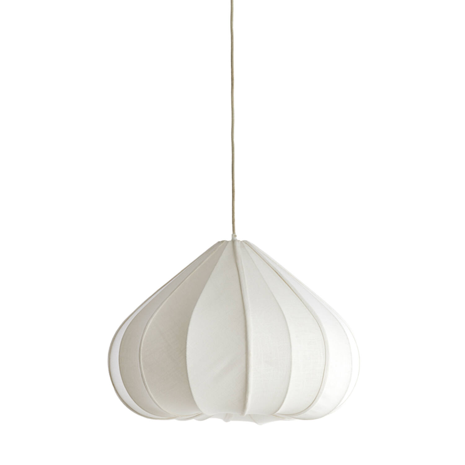 Hanging lamp Ø58,5x40 cm ZUBEDA white