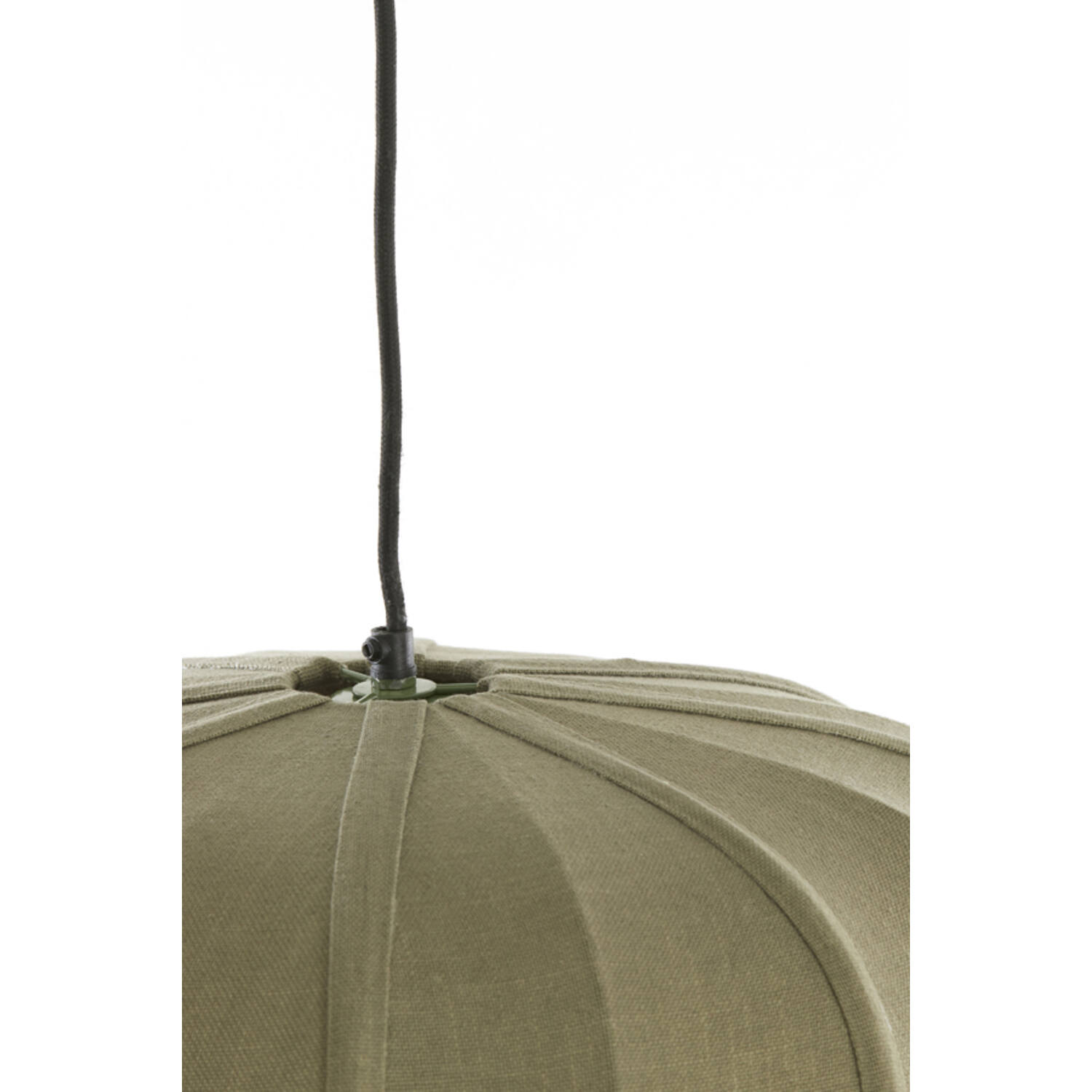 Hanging lamp Ø49,5x38 cm ZUBEDO olive green