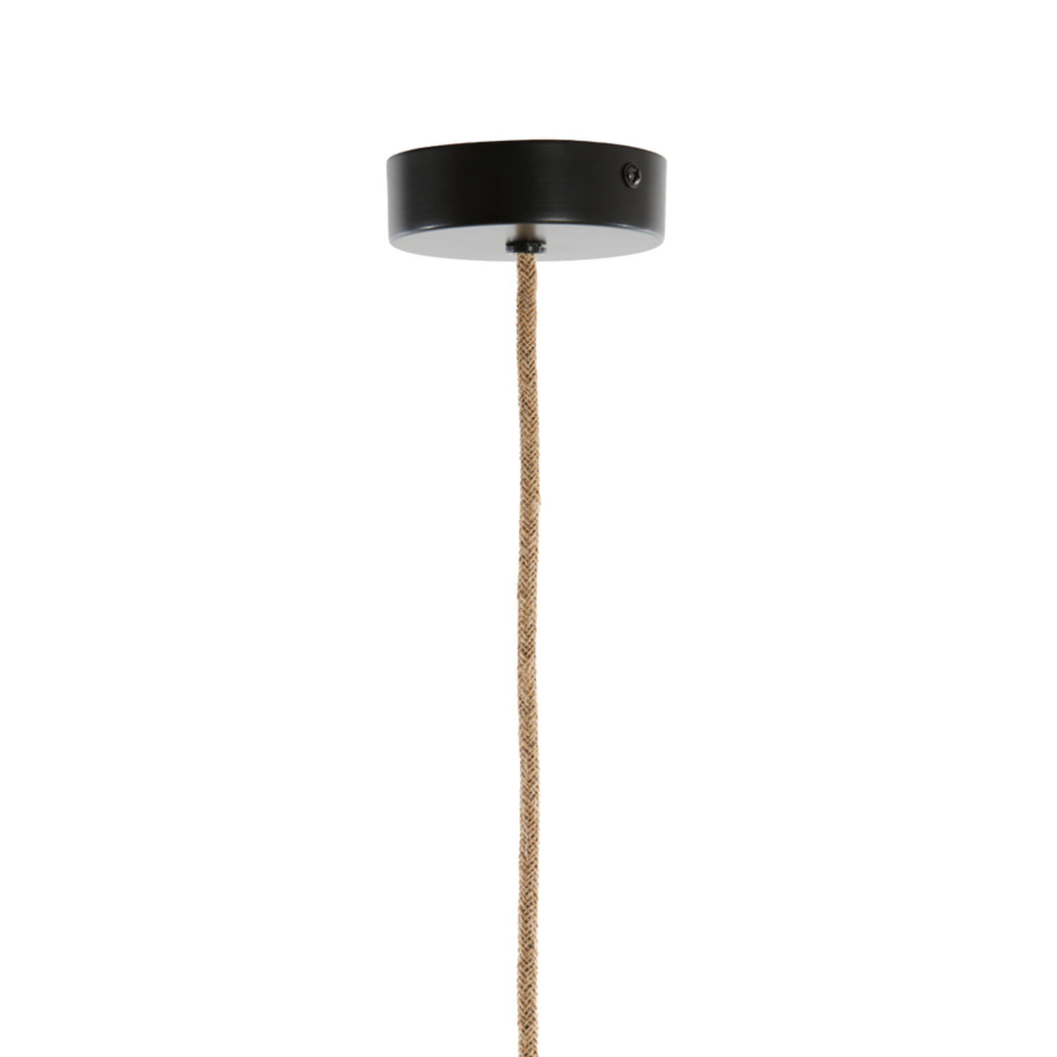 Hanglamp Ø50x50 cm MAKASSAR zijde crème