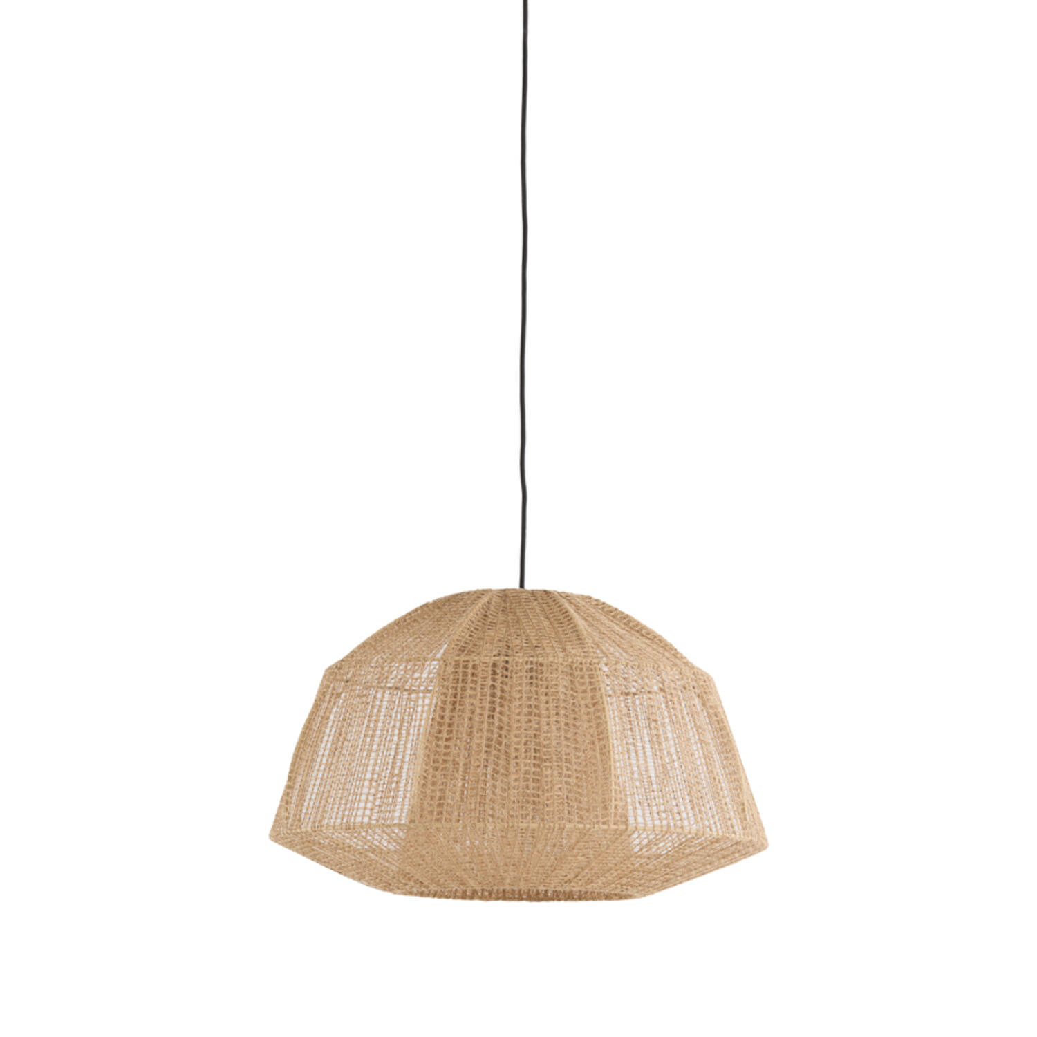 Hanging lamp Ø50x31 cm MACUL jute natural