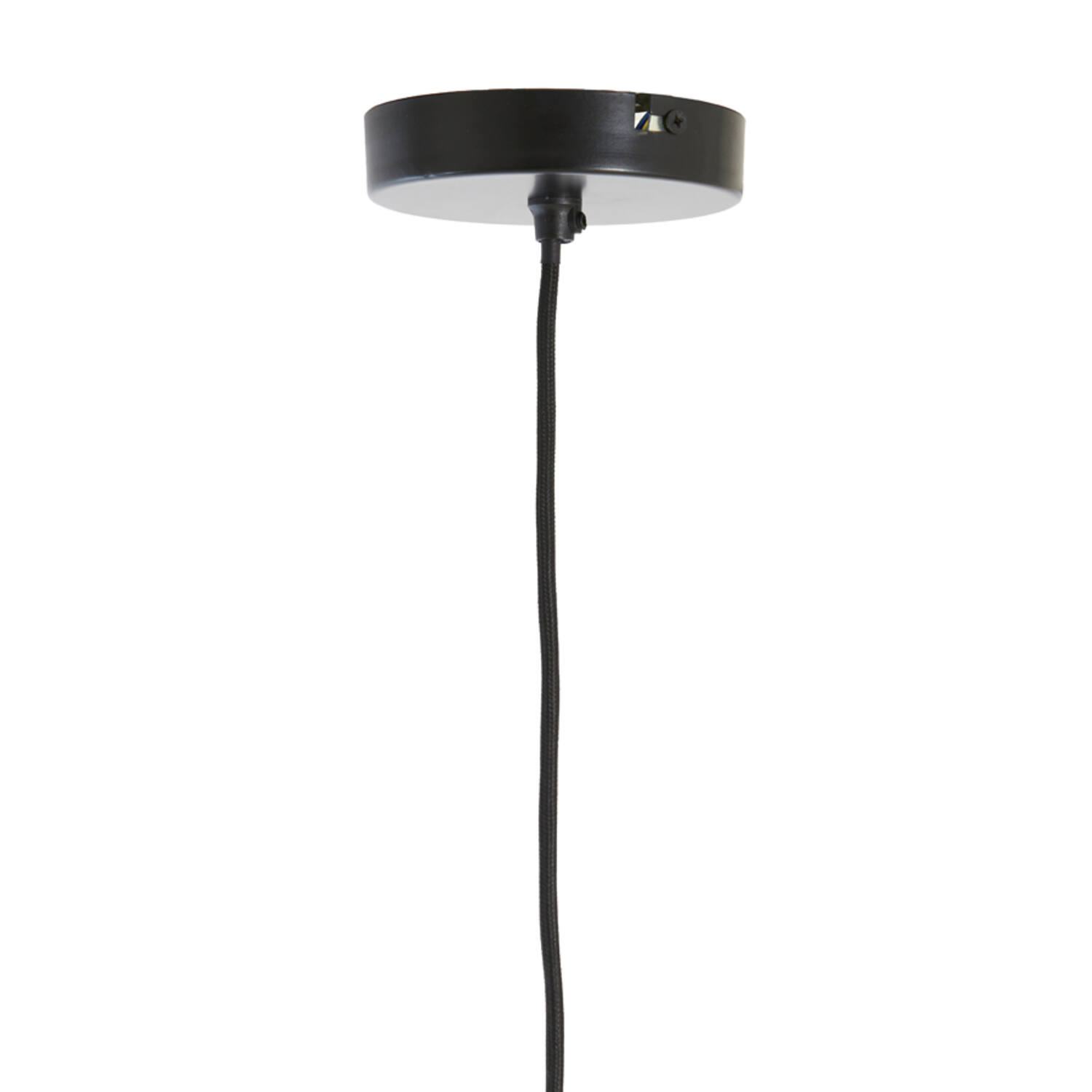 Hanging lamp Ø30x46 cm KOZANA brown+cream+dark brown