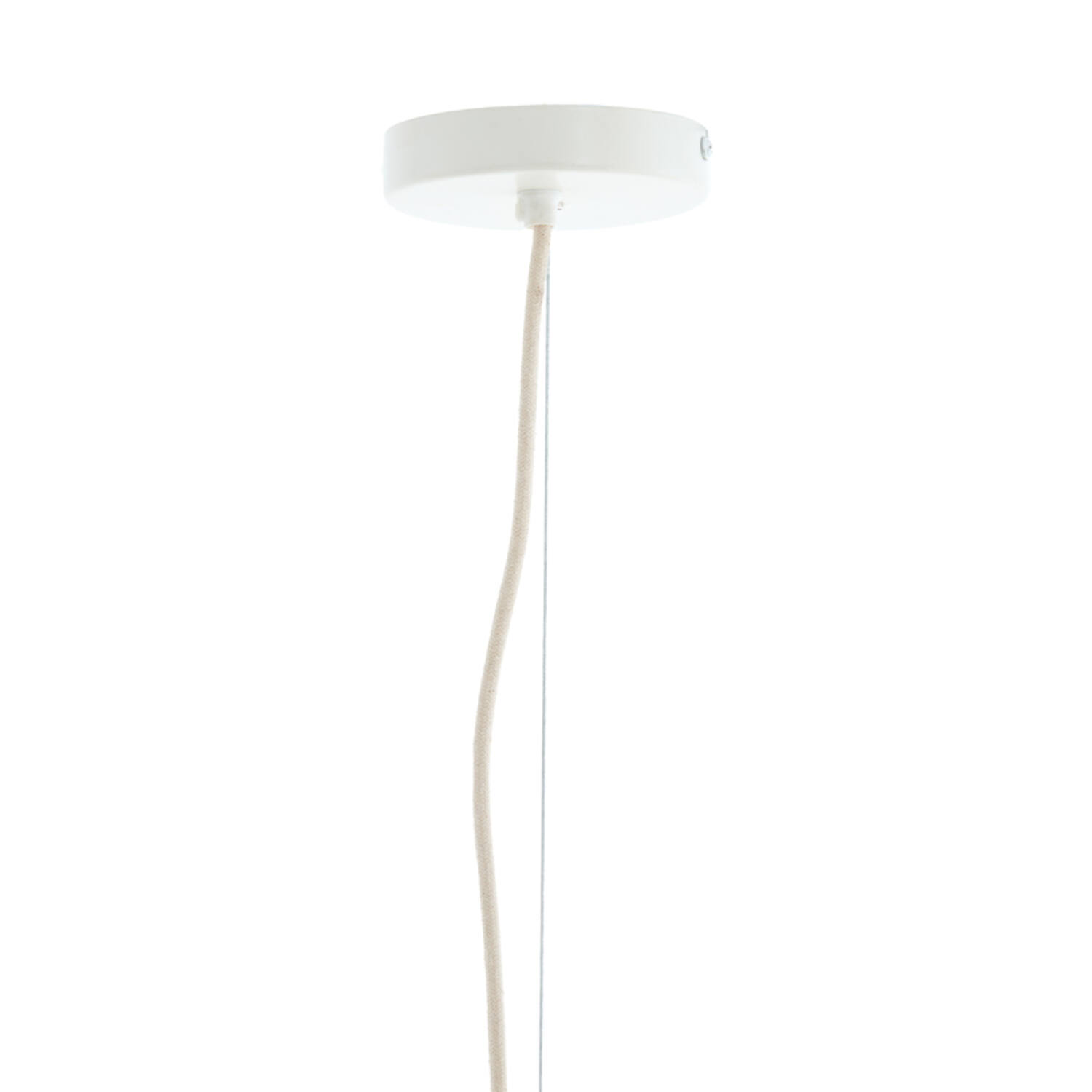 Hanging lamp Ø48x55 cm KOZANA cream+dark brown