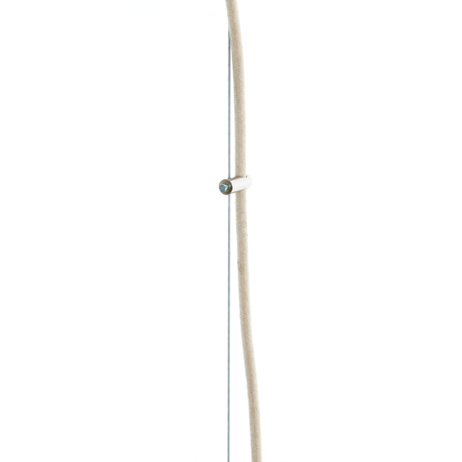 Hanging lamp Ø48x55 cm KOZANA cream+dark brown