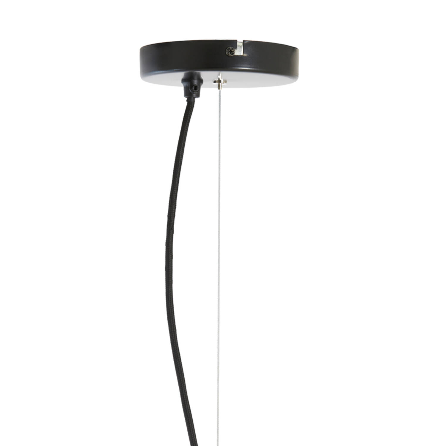 Hanging lamp Ø48x55 cm KOZANA brown+cream+dark brown