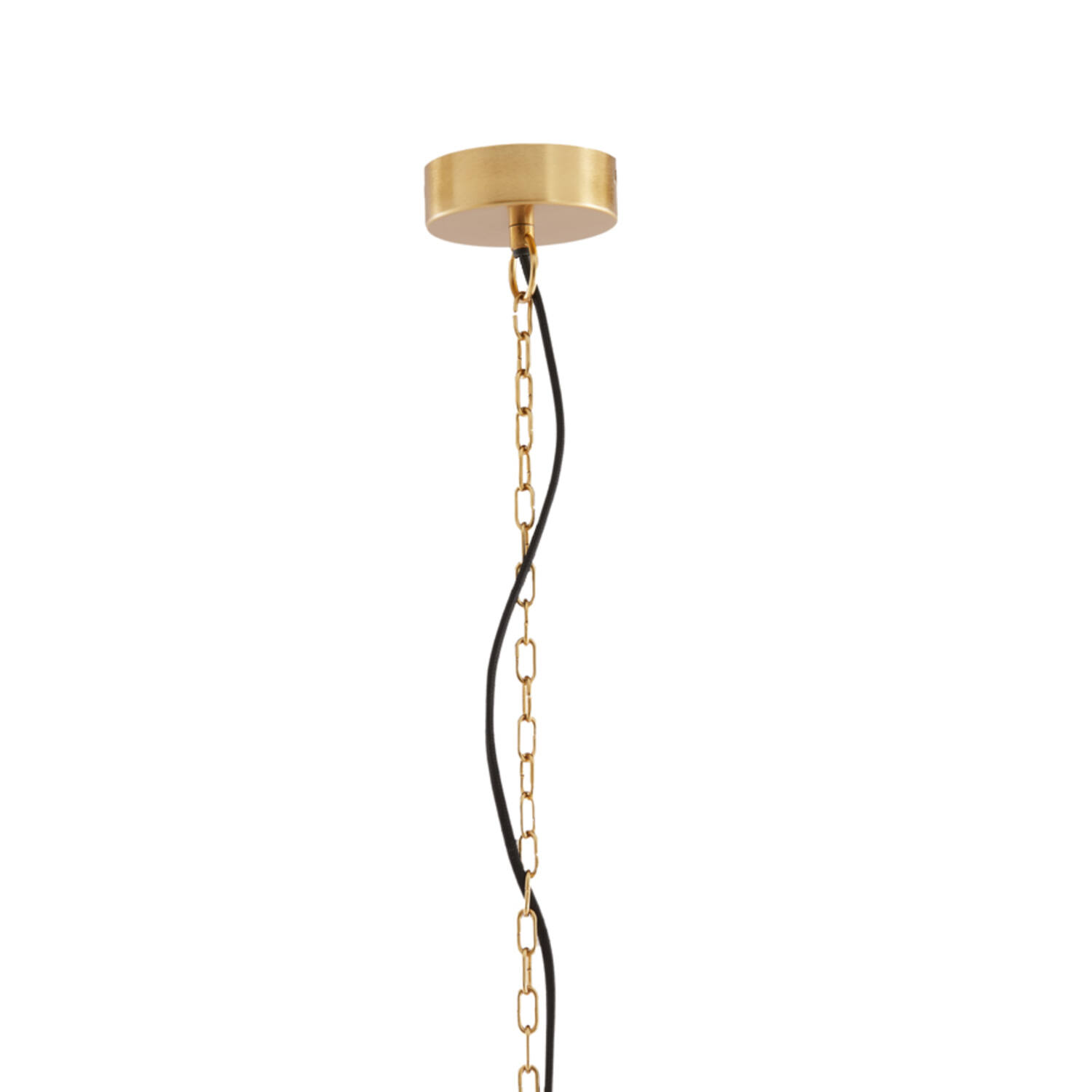 Hanglamp Ø33x38 cm CETARA kralen oranje+brons