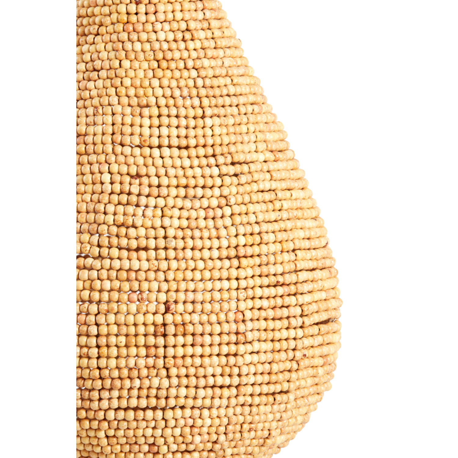 Hanglamp Ø31x39 cm KABINDA kralen naturel