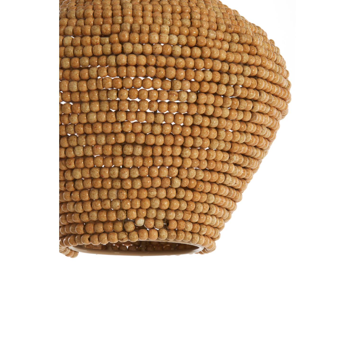 Hanglamp Ø28x30 cm KALENGA kralen naturel