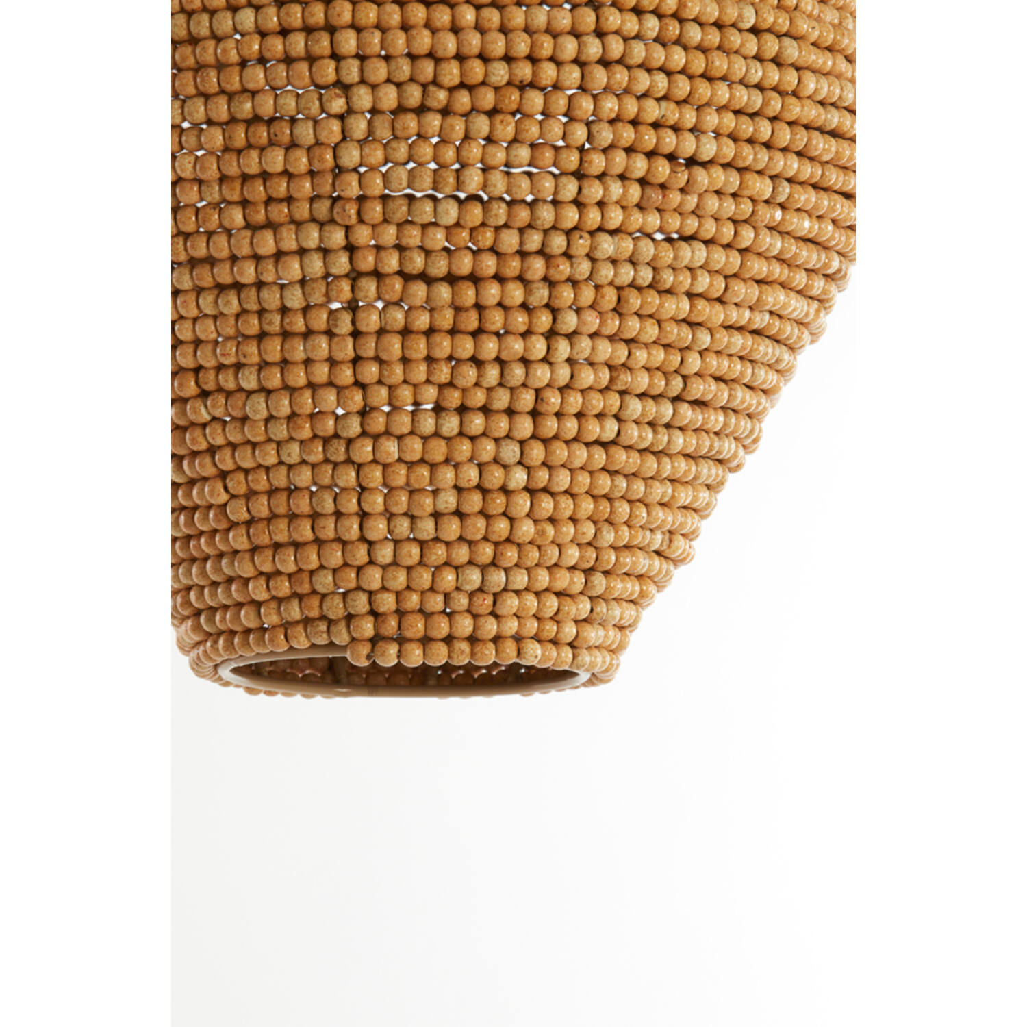 Hanglamp Ø36x41 cm KALENGA kralen naturel
