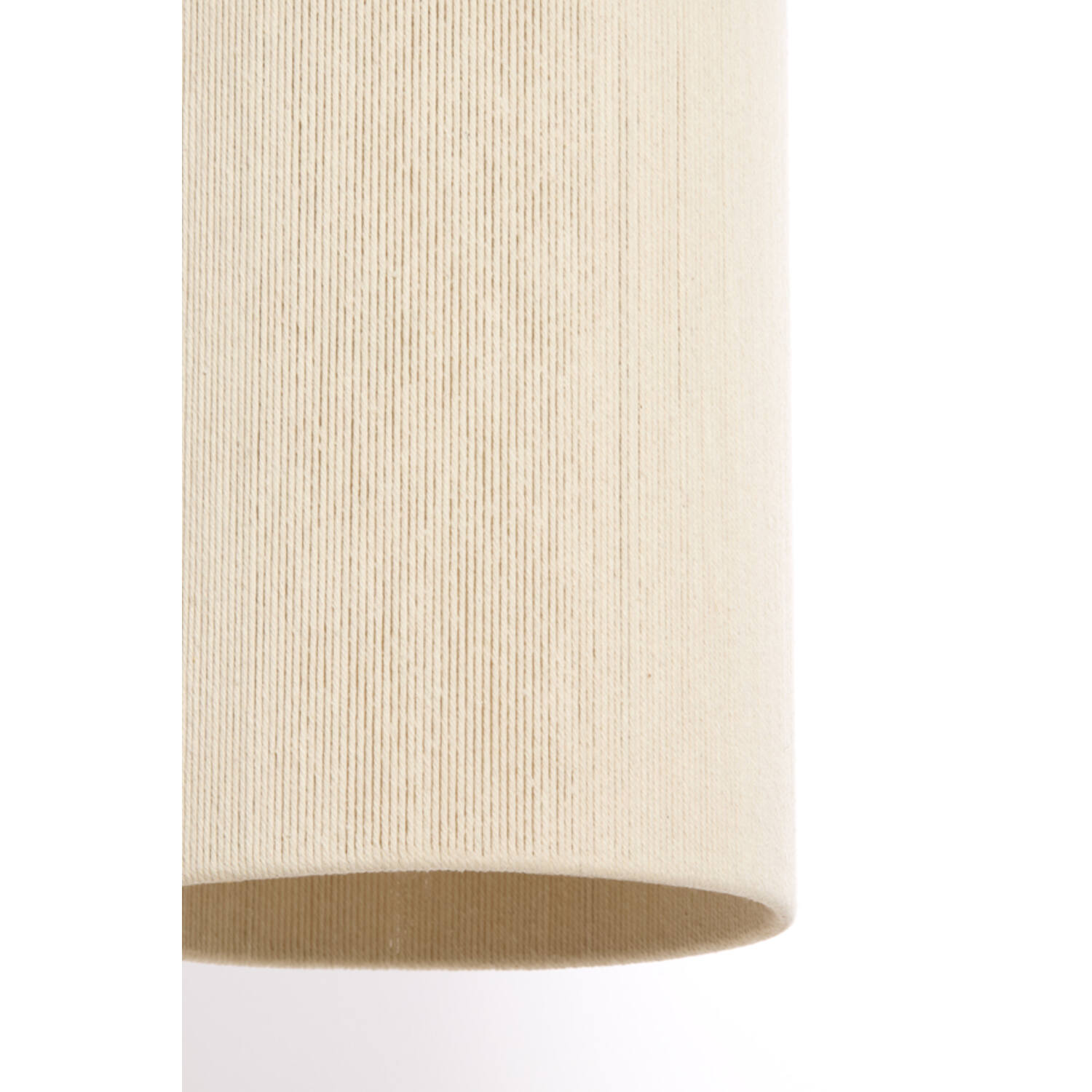 Hanging lamp Ø22x41,5 cm DANIA wood print natural+rope cream