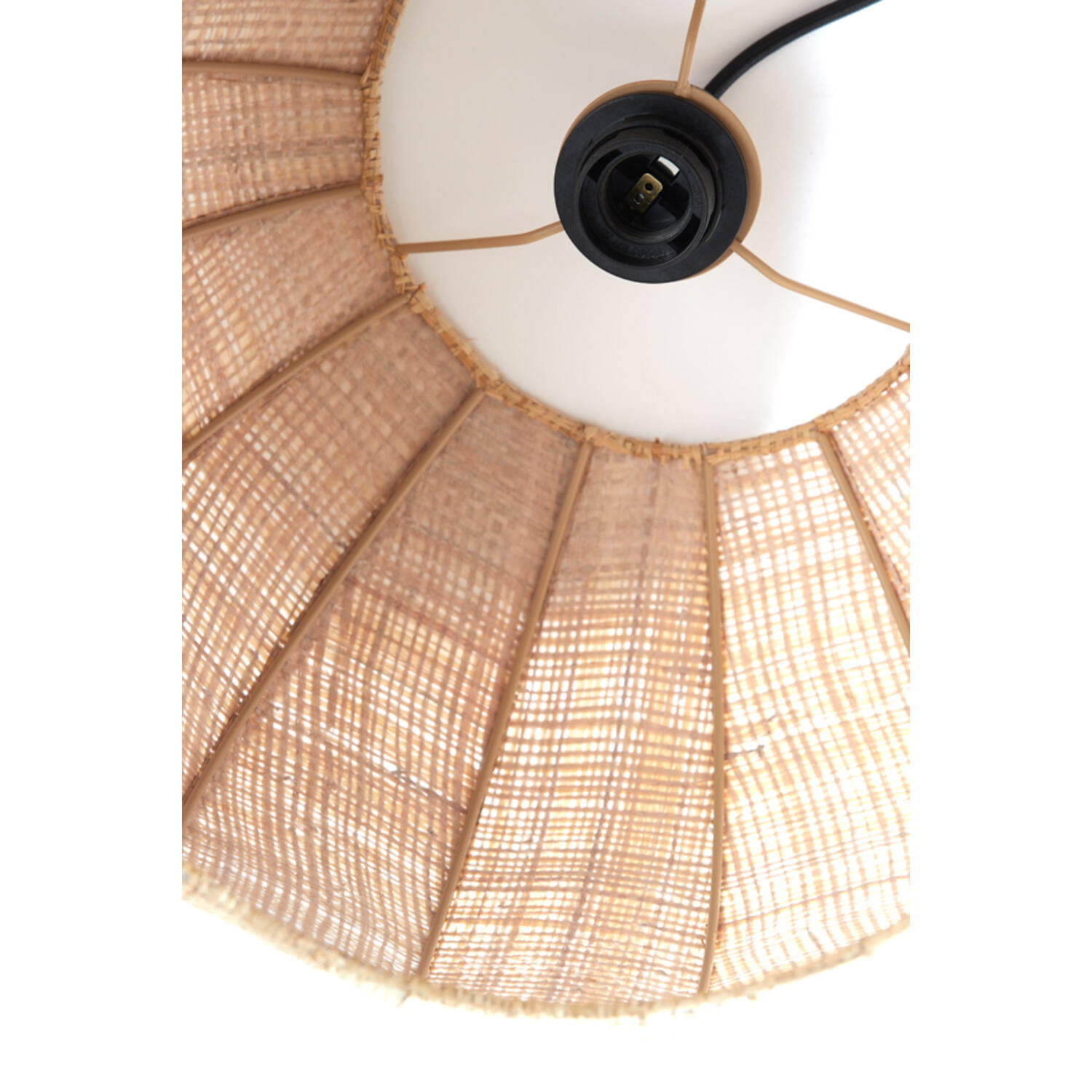 Hanglamp Ø42x27 cm RAFAELLA raffia naturel