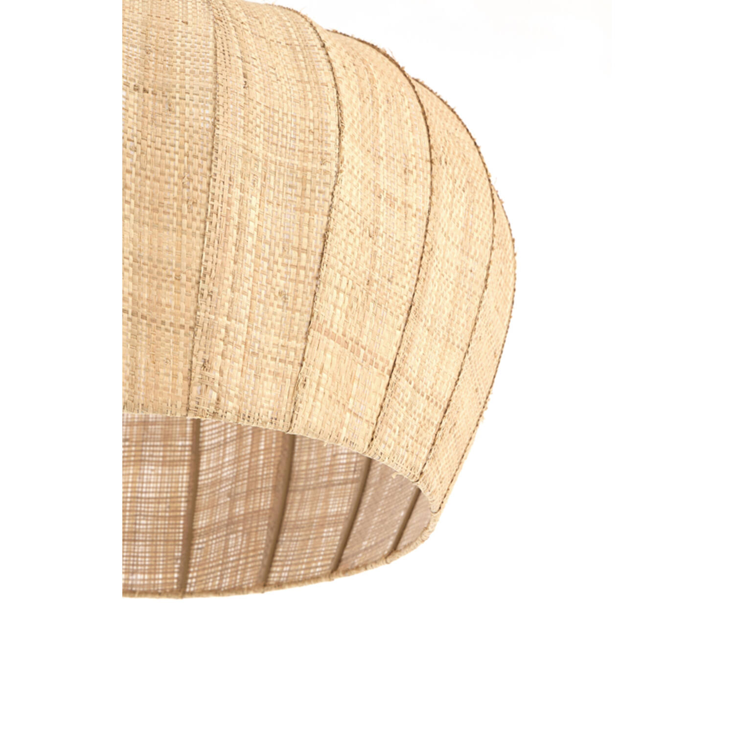 Hanglamp Ø51x34 cm RAFAELLA raffia naturel