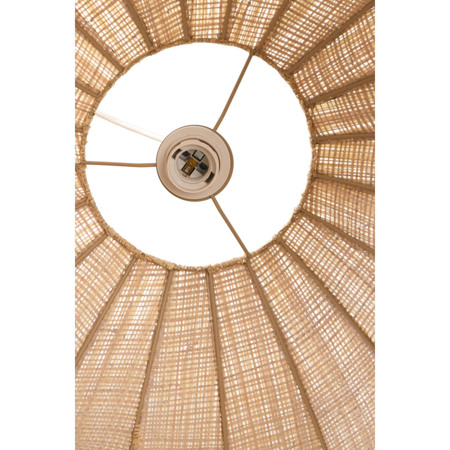 Hanglamp Ø51x34 cm RAFAELLA raffia naturel