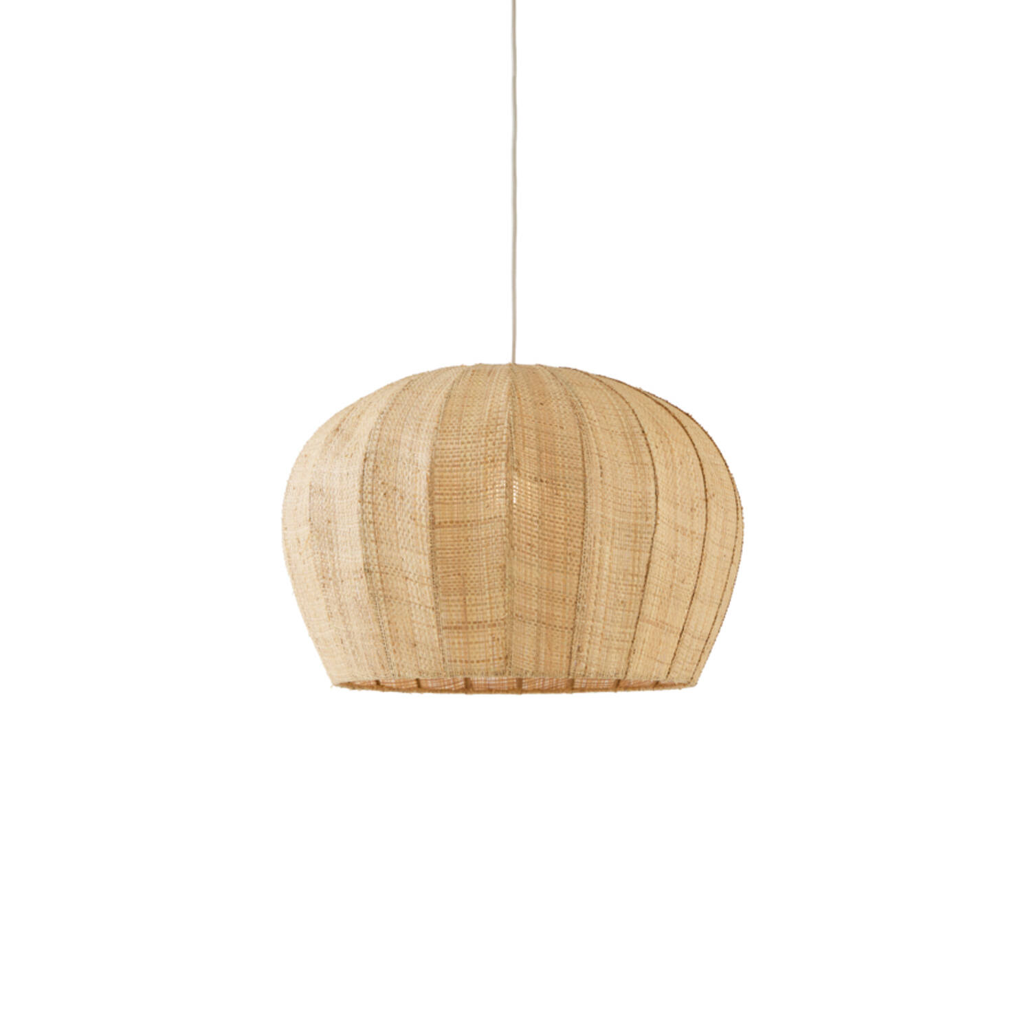 Hanglamp Ø51x34 cm RAFAELLA raffia naturel