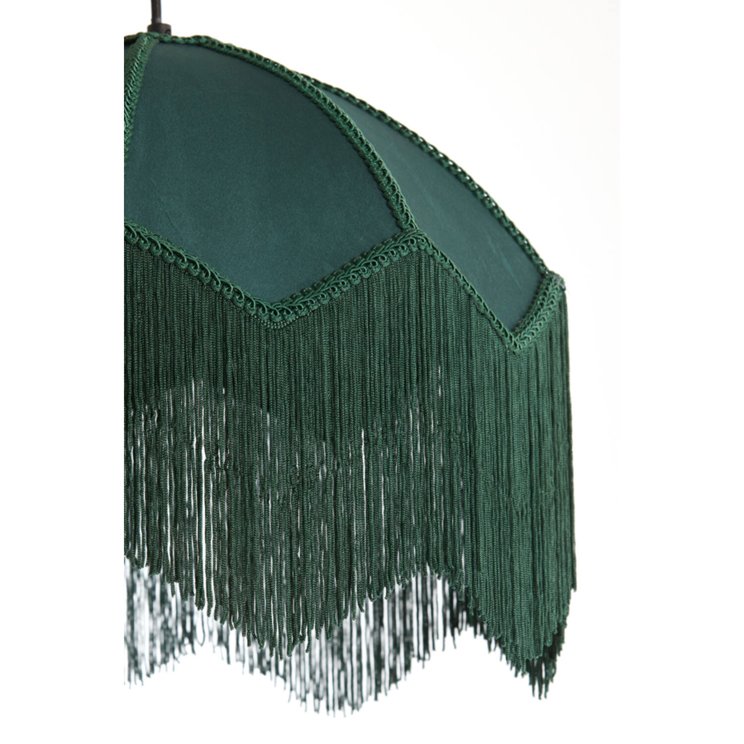 Hanging lamp Ø40x33 cm MALACIA velvet green