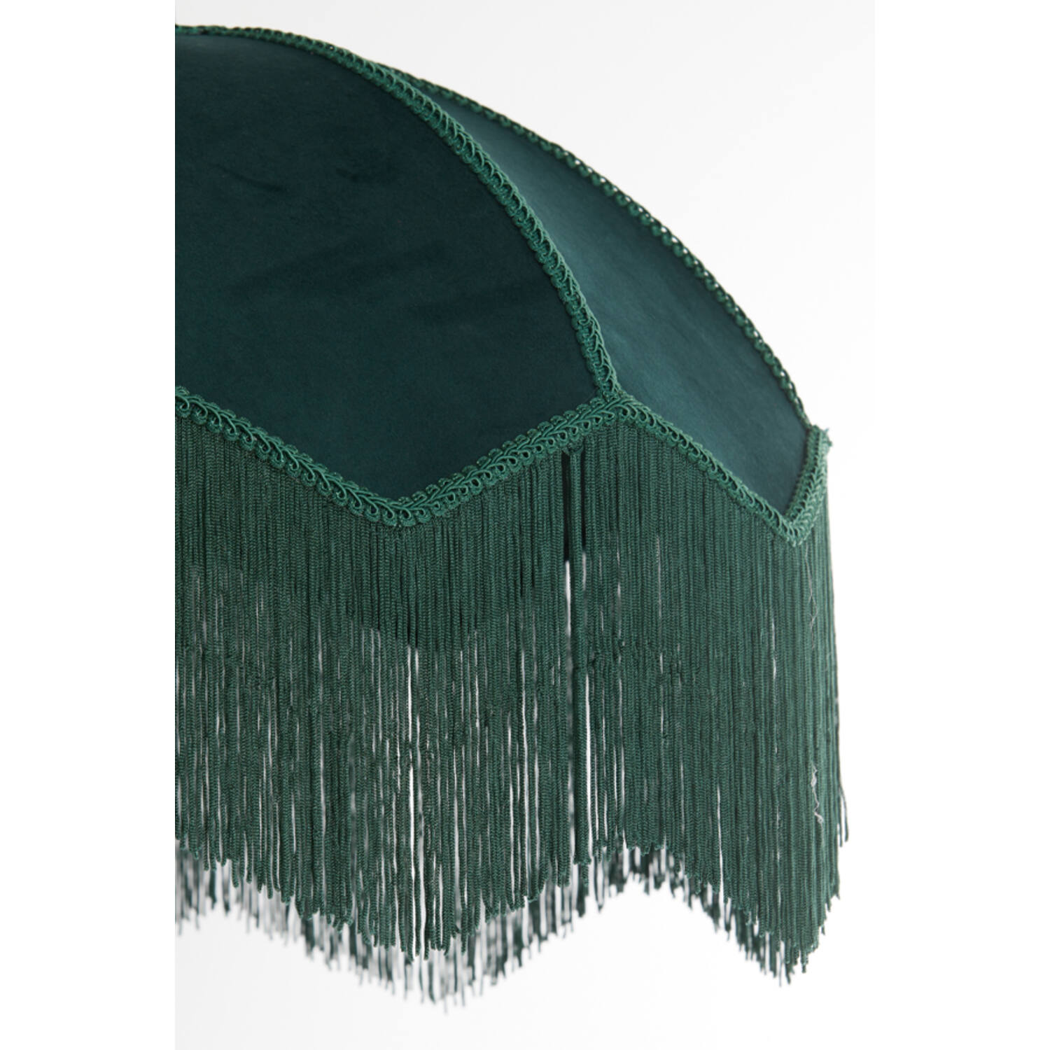 Hanglamp Ø50x38 cm MALACIA velvet groen