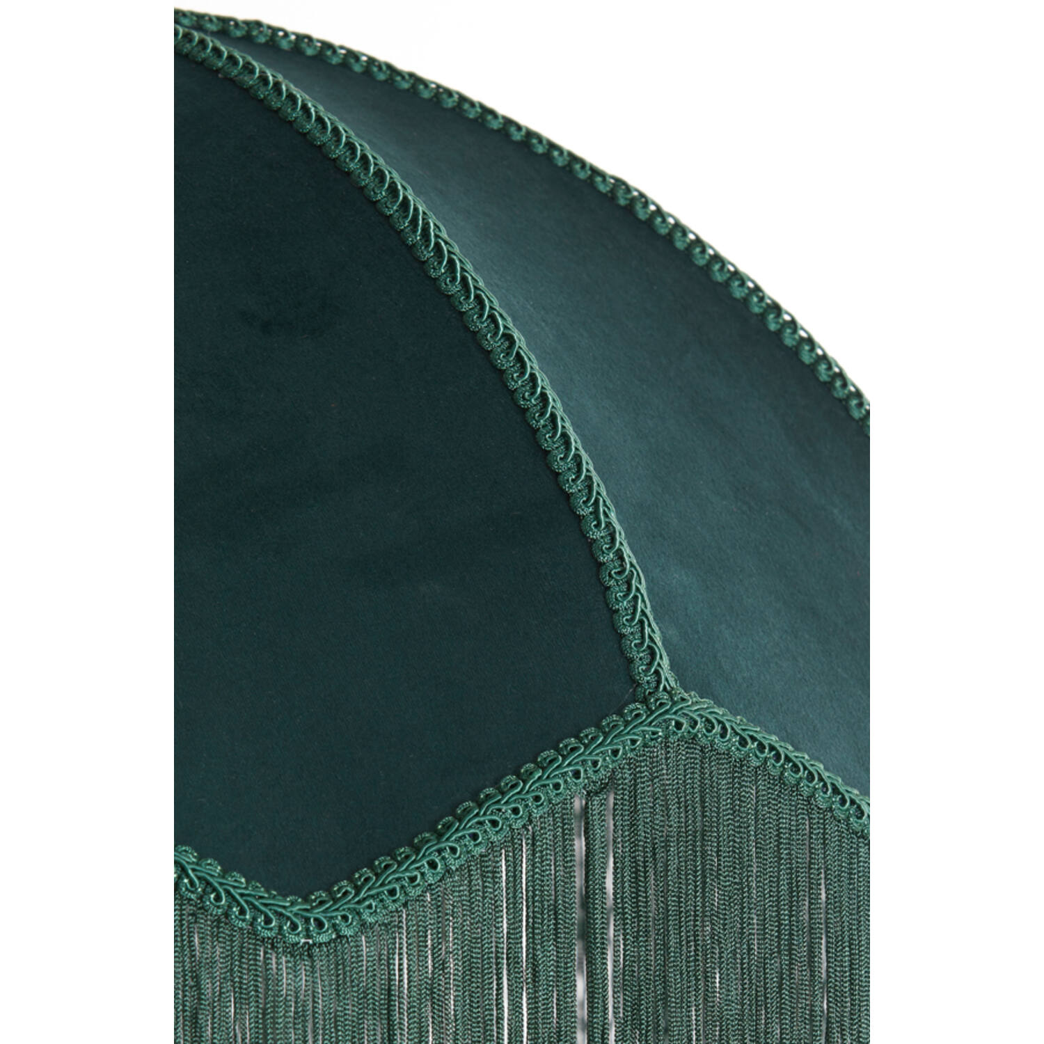 Hanglamp Ø50x38 cm MALACIA velvet groen