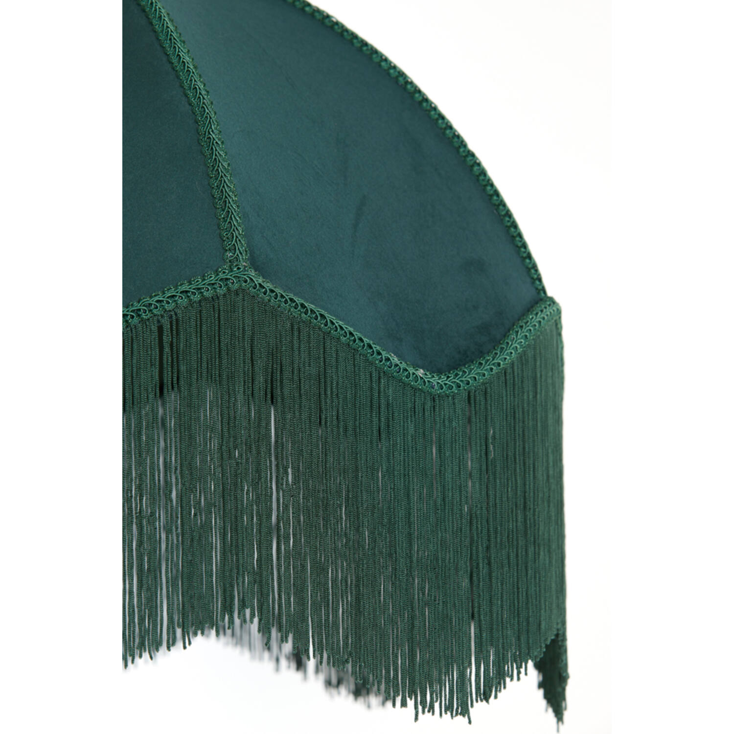 Hanglamp Ø60x41 cm MALACIA velvet groen