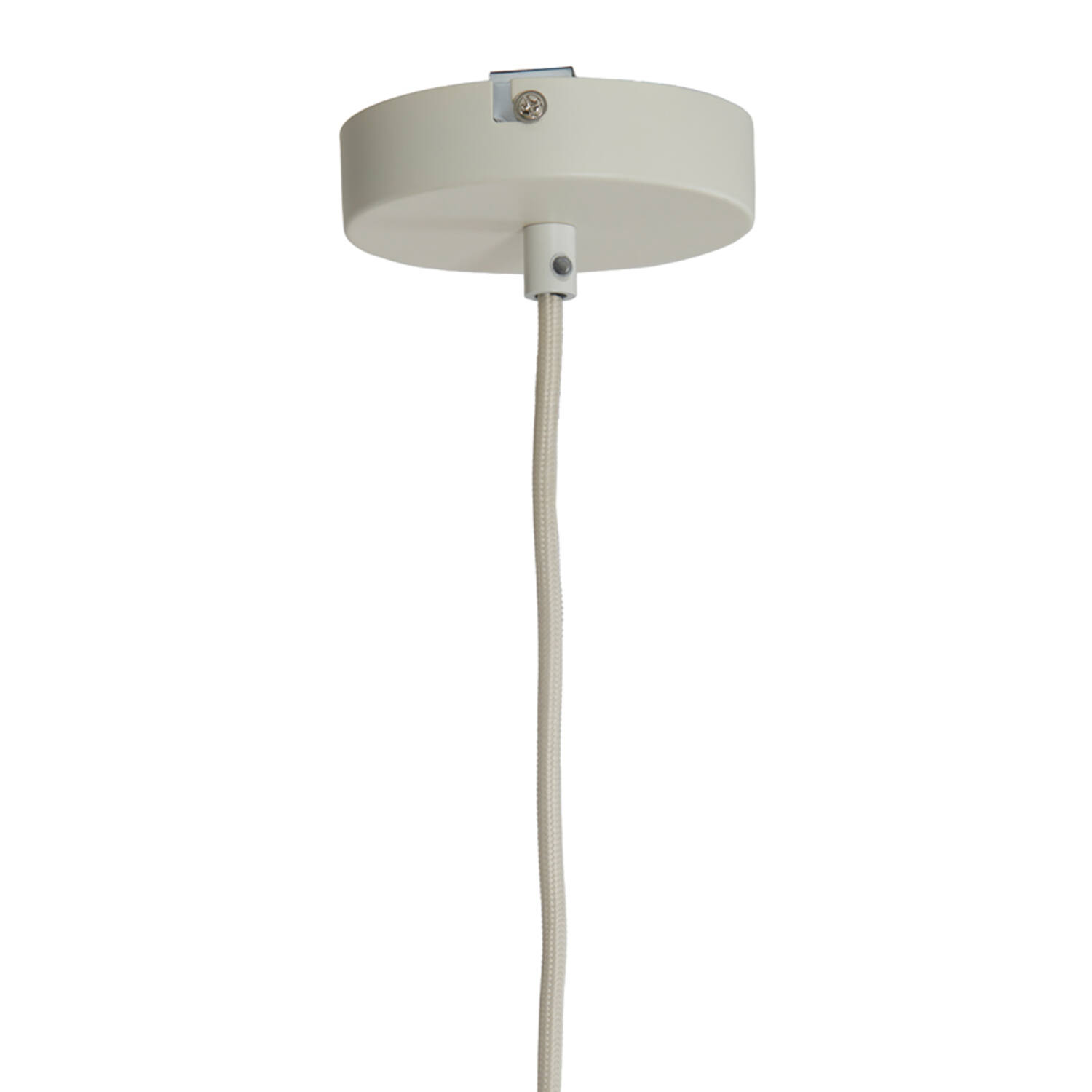 Hanglamp Ø60x41 cm MALACIA raffia naturel+crème
