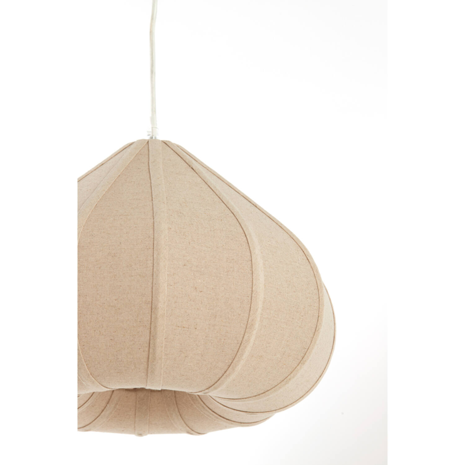 Hanglamp Ø40x28,5 cm ZUBEDA linnen naturel