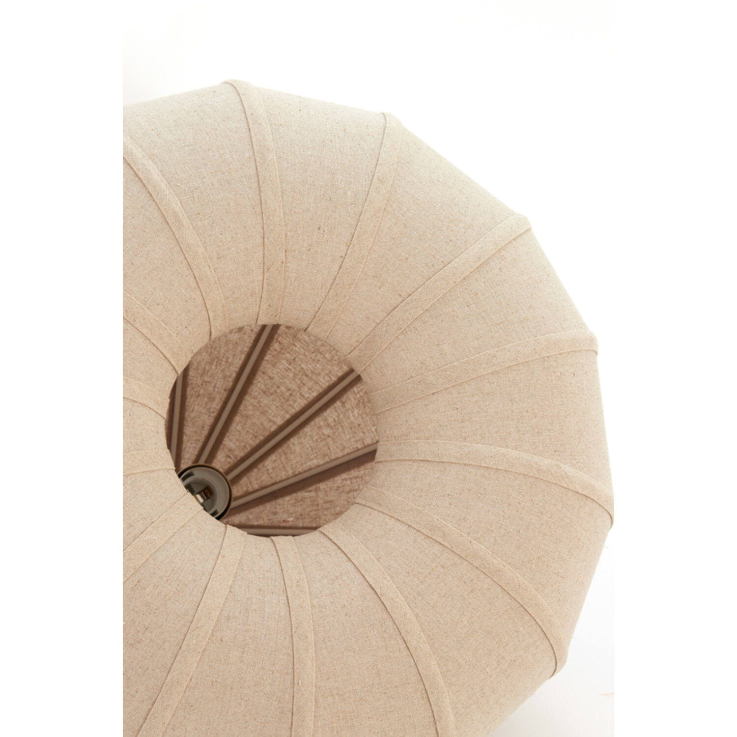 Hanglamp Ø50x34 cm ZUBEDA linnen naturel