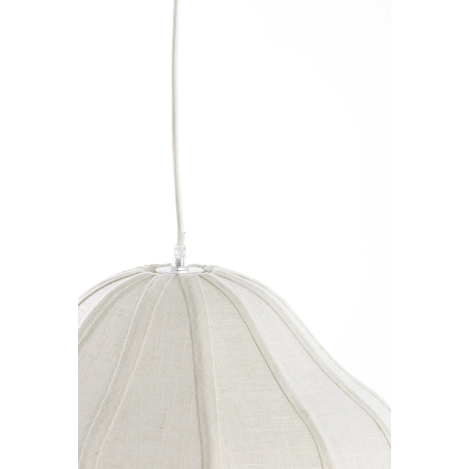 Hanging lamp Ø38,5x32 cm SUKAU linen cream