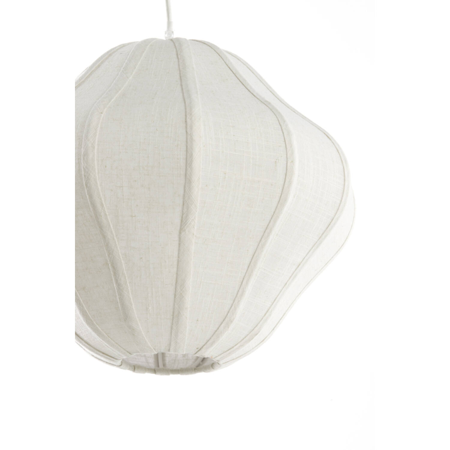 Hanging lamp Ø38,5x32 cm SUKAU linen cream