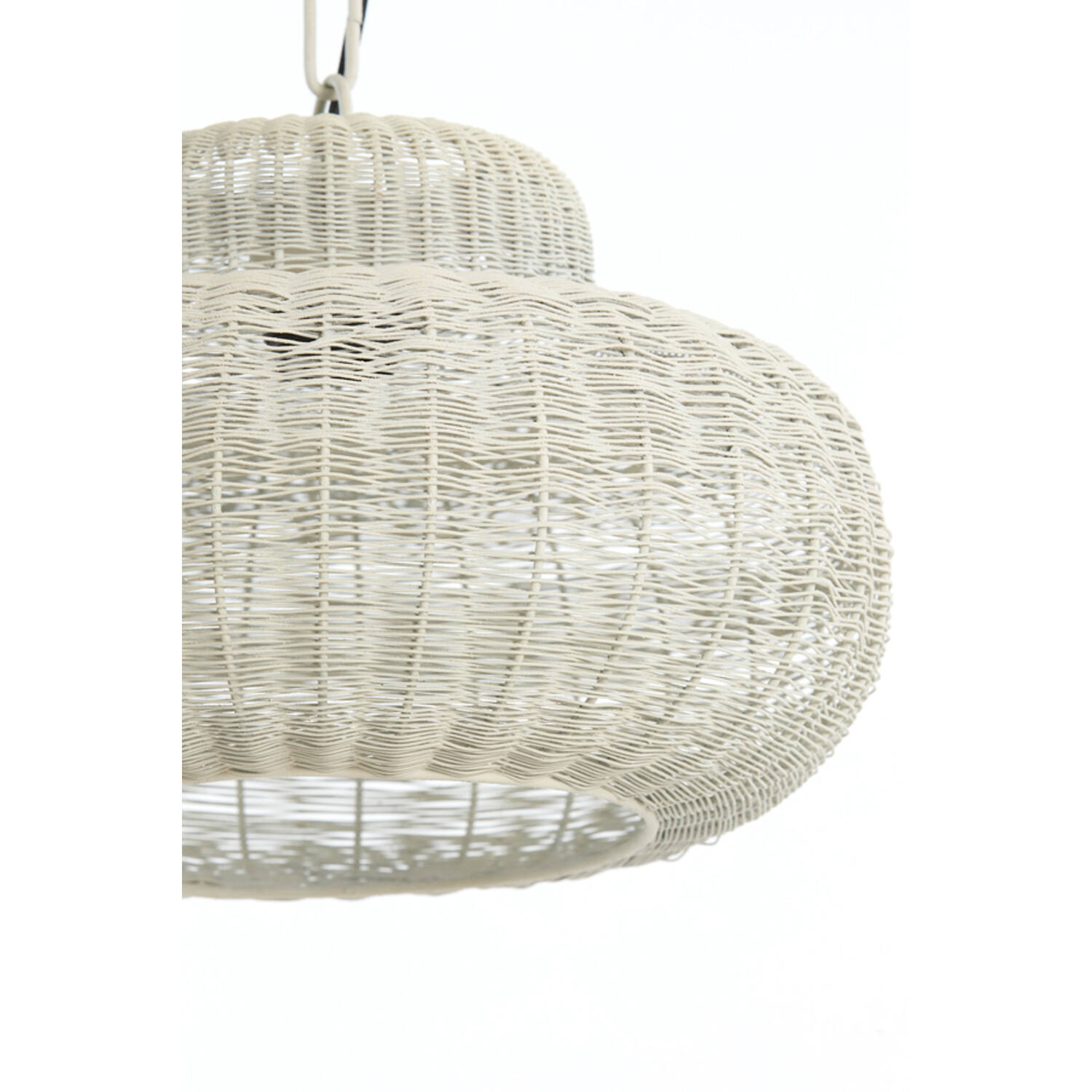 Hanging lamp Ø47x26 cm PIEDRA cream