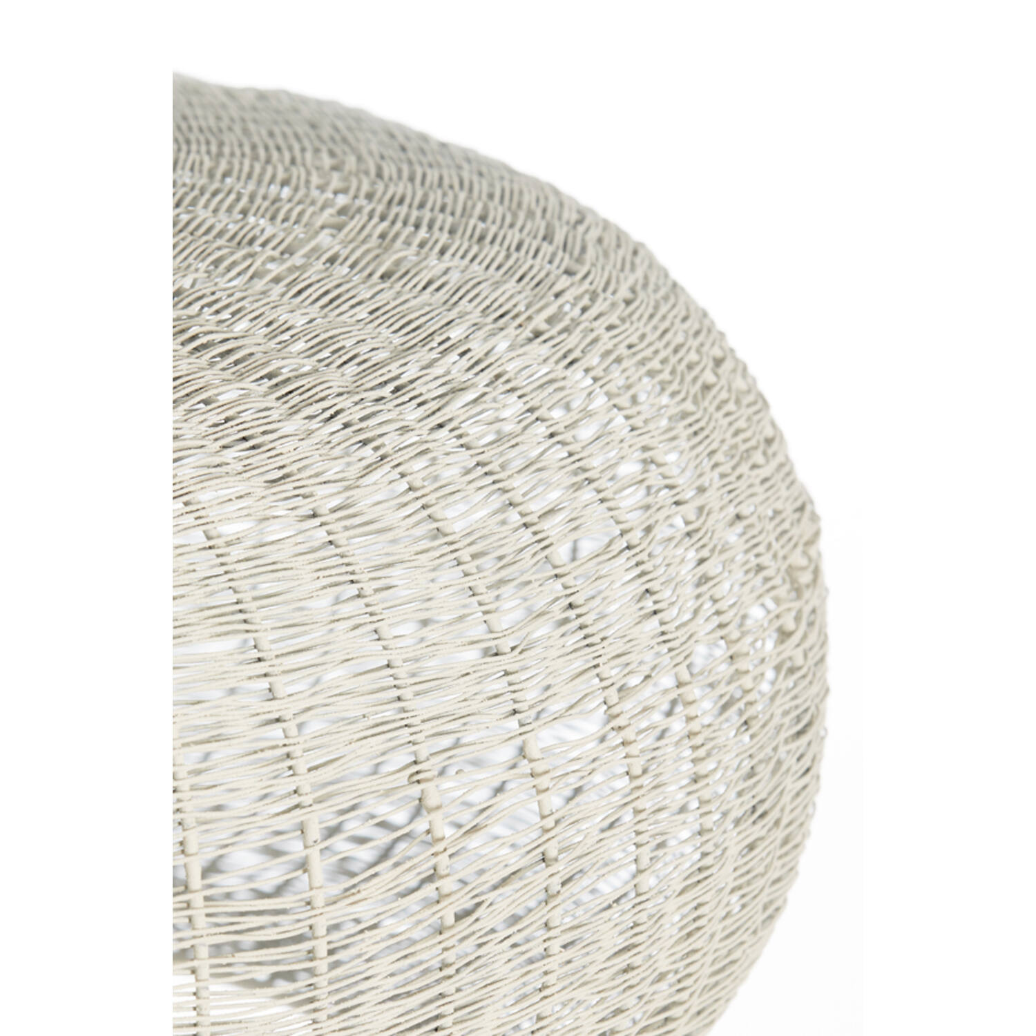 Hanging lamp Ø47x26 cm PIEDRA cream