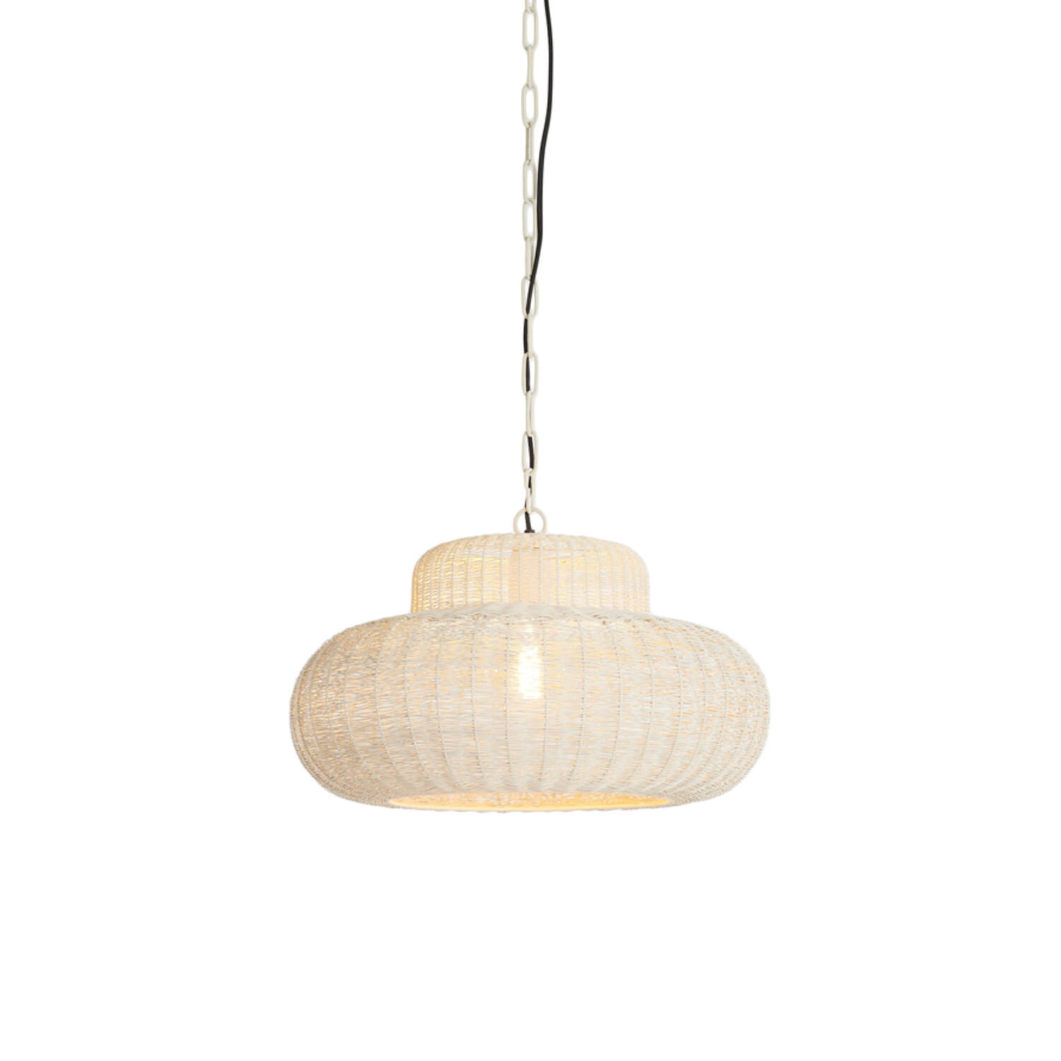 Hanging lamp Ø47x26 cm PIEDRA cream