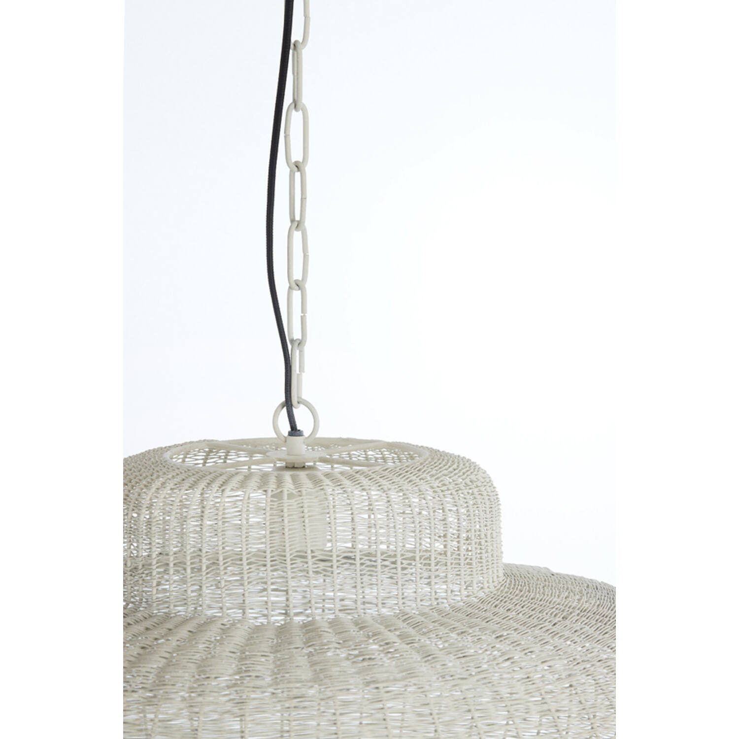 Hanging lamp Ø59x31,5 cm PIEDRA cream