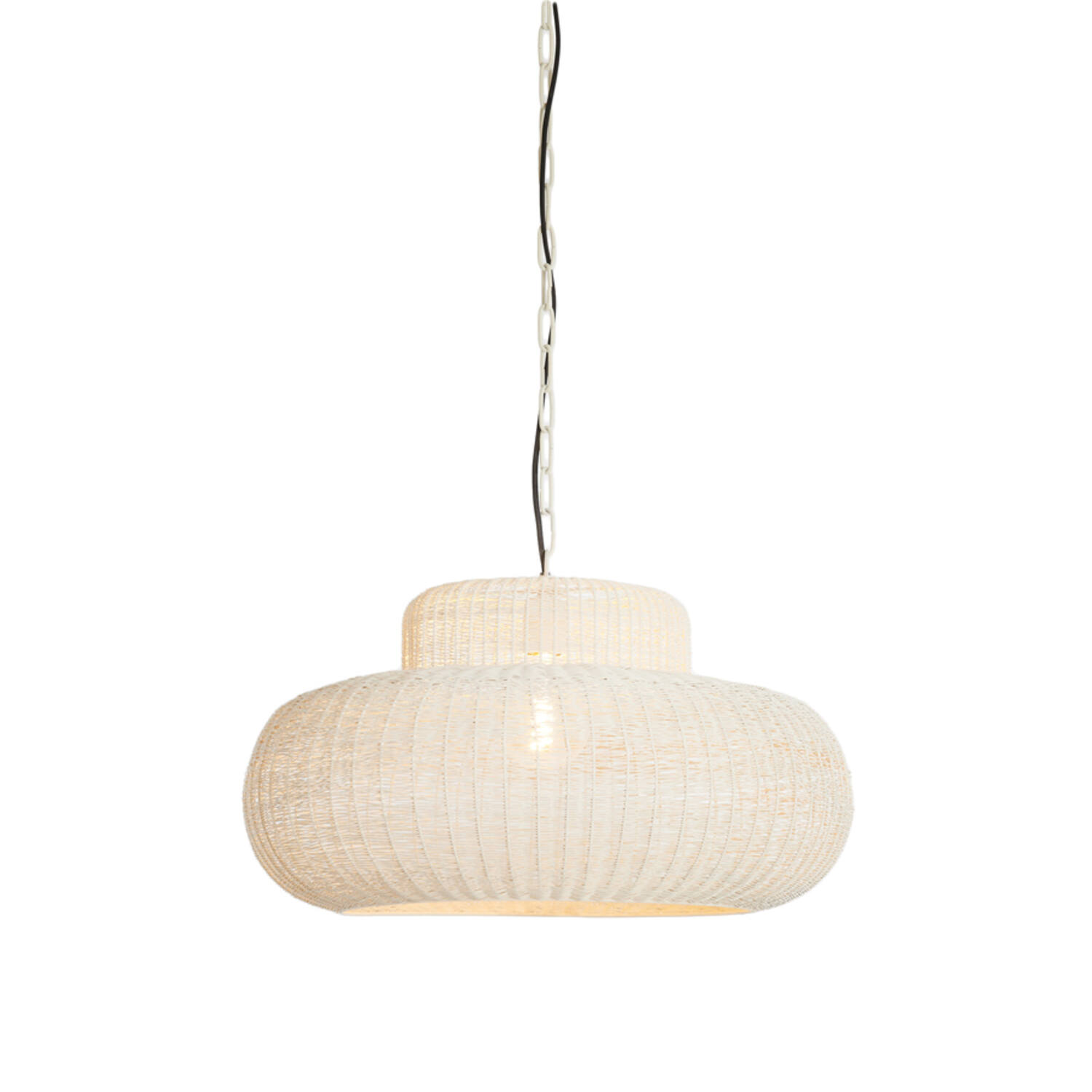 Hanging lamp Ø59x31,5 cm PIEDRA cream