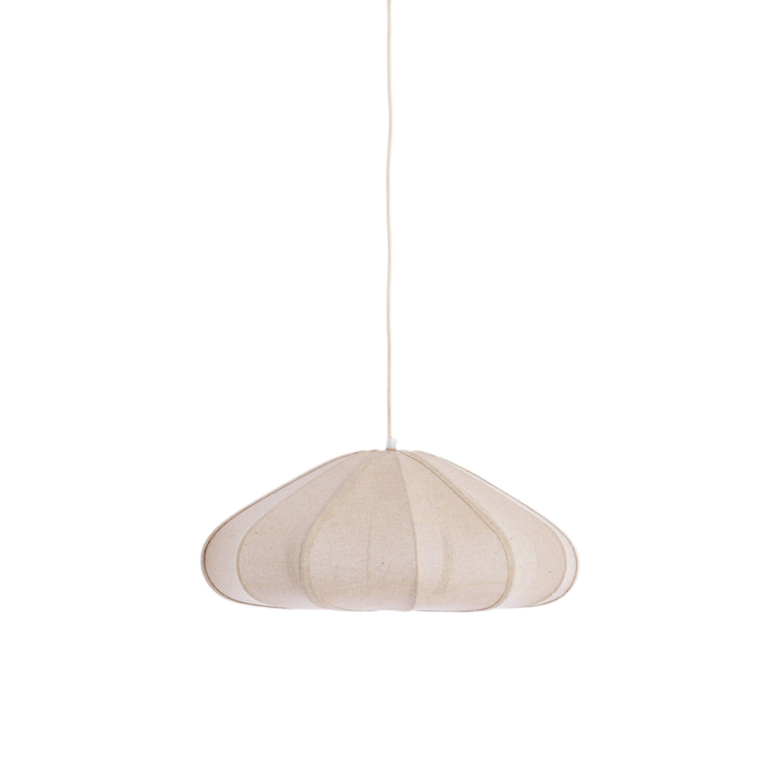 Hanglamp Ø50x20 cm CESANO jute naturel