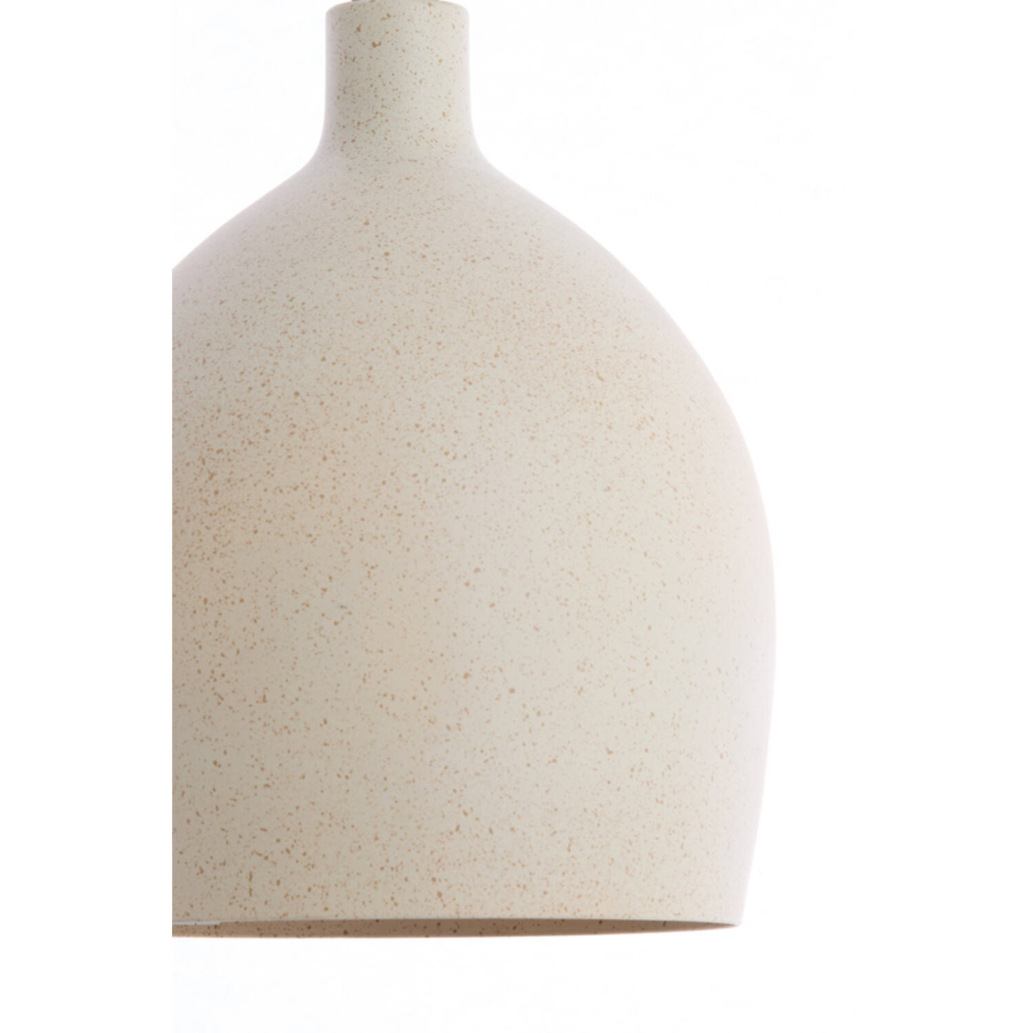 Hanging lamp Ø24x39 cm ROSERO sand+light brown spotted