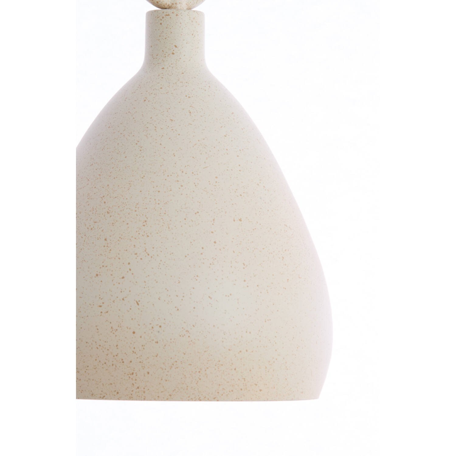Hanging lamp Ø24x37 cm RISARI sand+light brown spotted