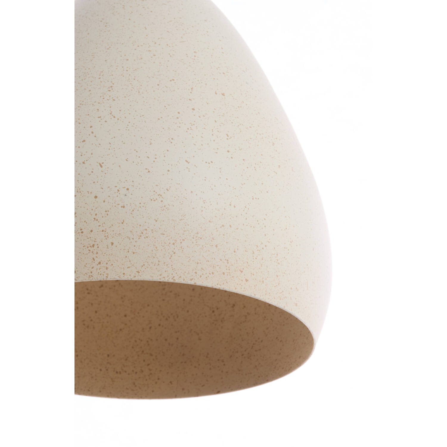 Hanging lamp Ø24x37 cm RISARI sand+light brown spotted