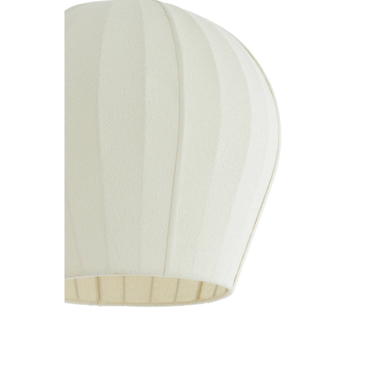 Hanging lamp Ø35x33 cm ZAGORI bouclé cream